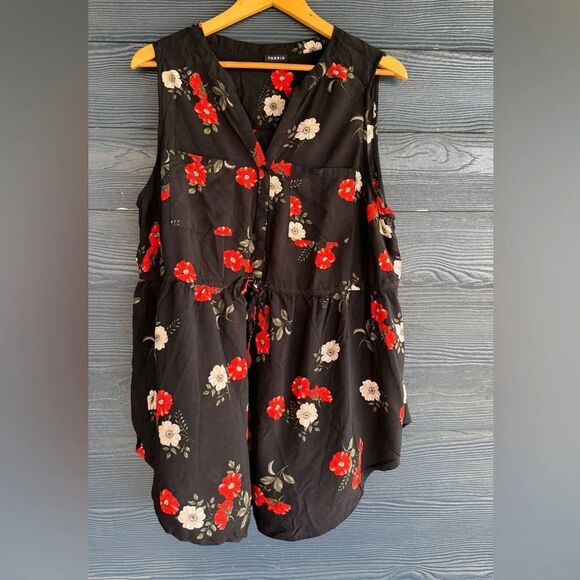 torrid Tops - 🌺 Torrid Floral Sleeveless Blouse Plus Size 2X Boho Spring Summer Top Flowers